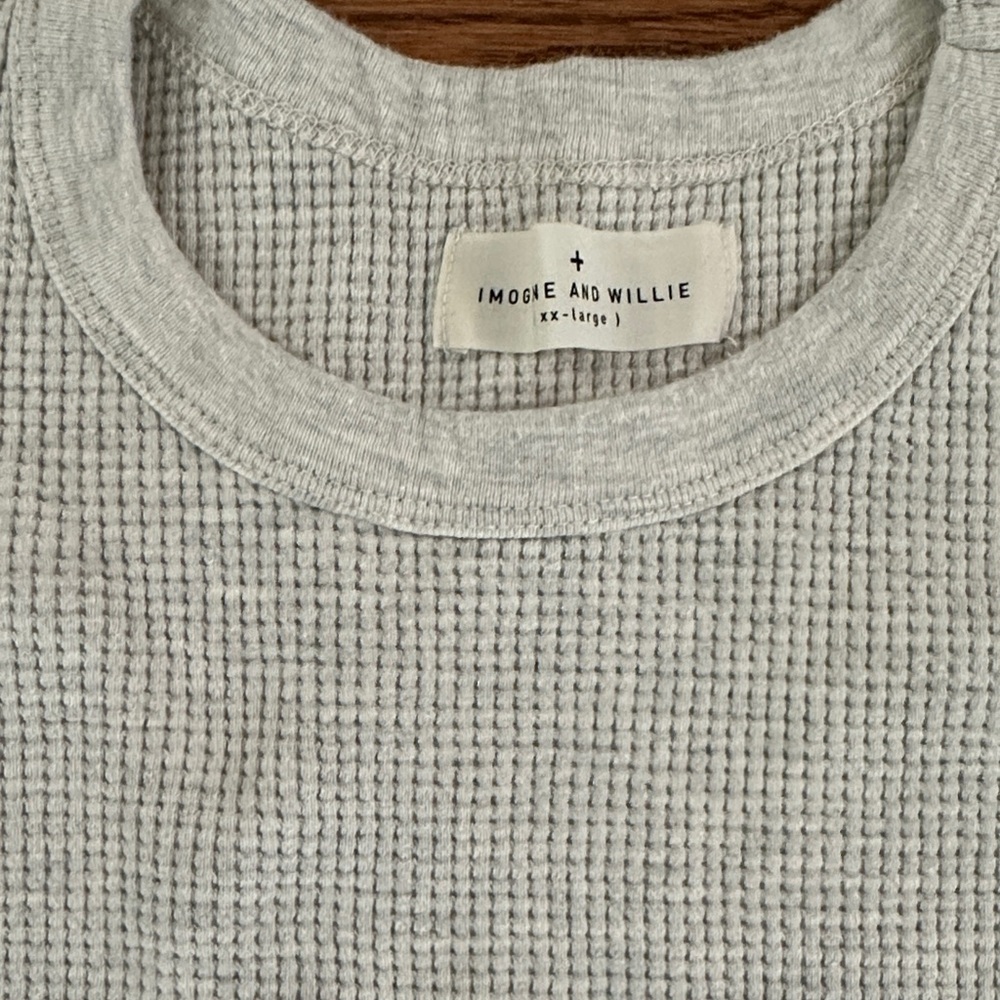 imogene + willie Heather Gray Long Sleeve Thermal - Picture 2 of 2